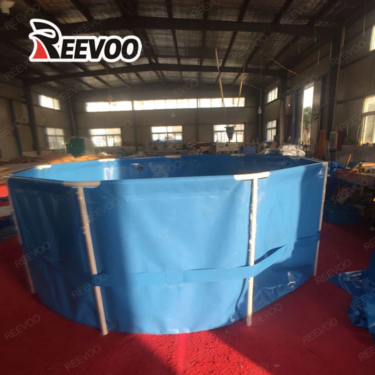 Tangki ikan PVC fleksibel Frame